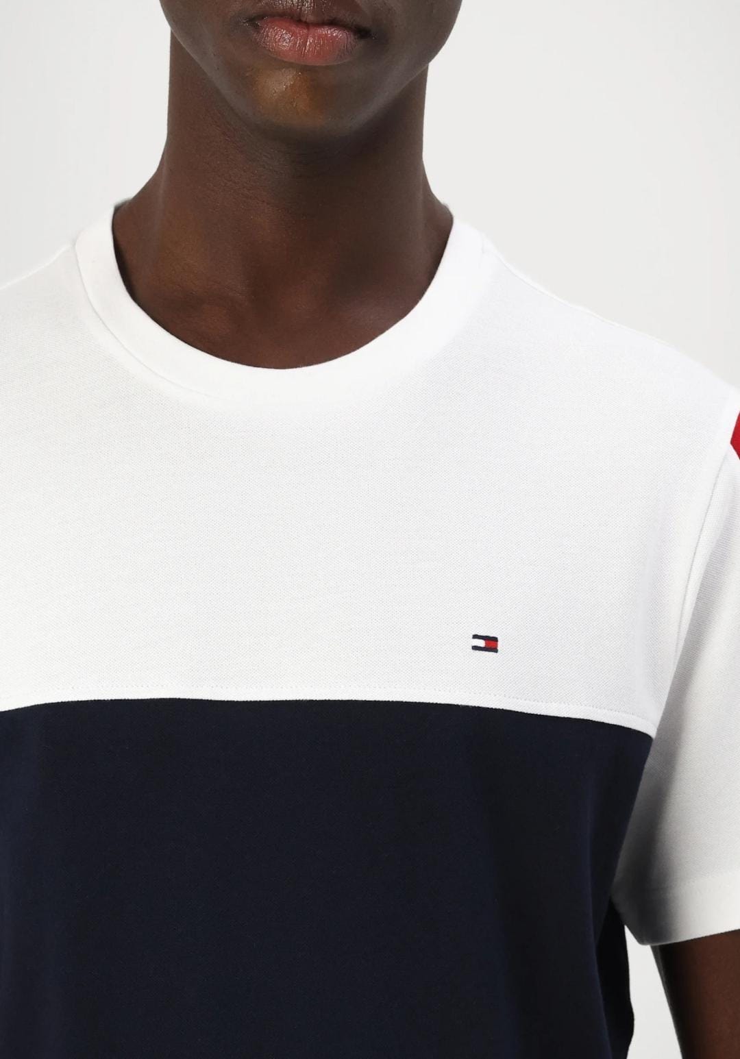 Tommy Colorblock T-shirt Navy/White