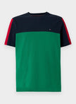 Tommy Colorblock T-shirt Navy/White