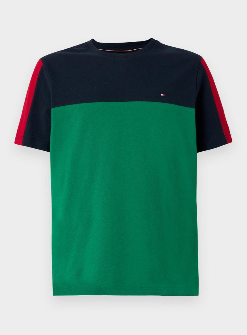 Tommy Colorblock T-shirt Navy/White