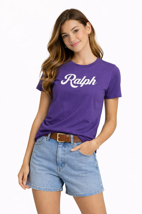 Ralph Style Women’s Logo T-Shirt - Navy