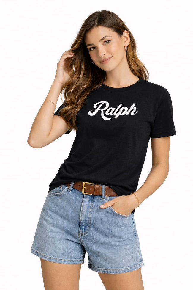 Ralph Style Women’s Logo T-Shirt - Black