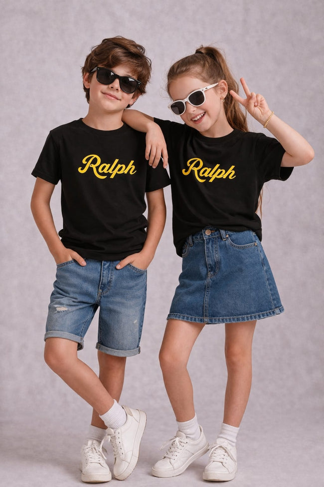 Ralph Printed Cotton Tee - Yellow