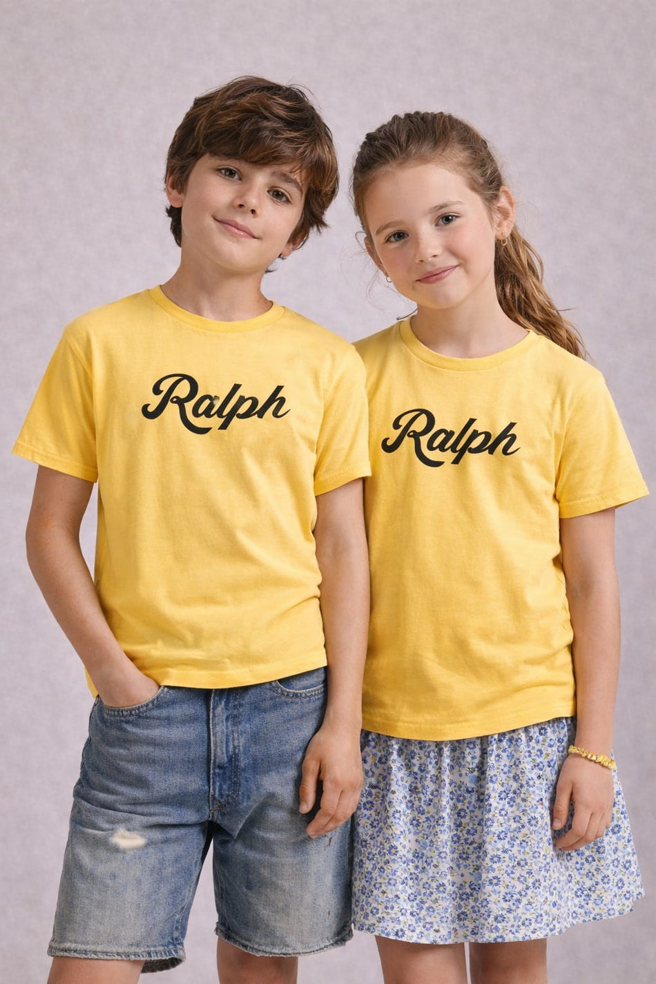 Ralph Printed Cotton Tee - Yellow
