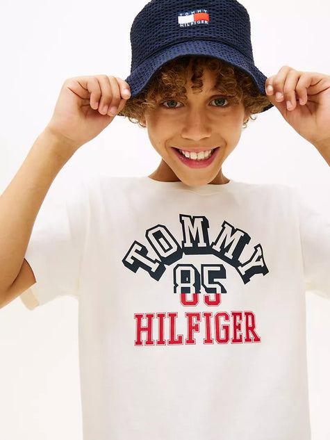 Tommy 1985 Logo Tshirt - White