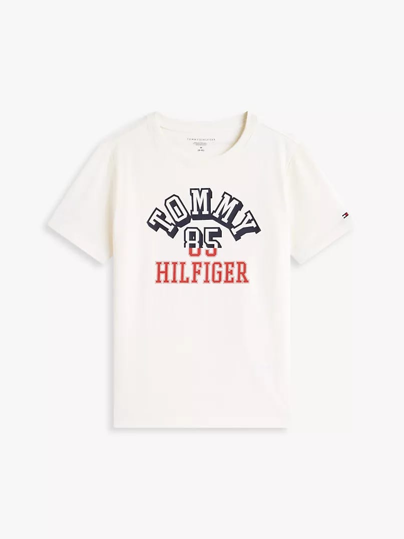 Tommy 1985 Logo Tshirt - White