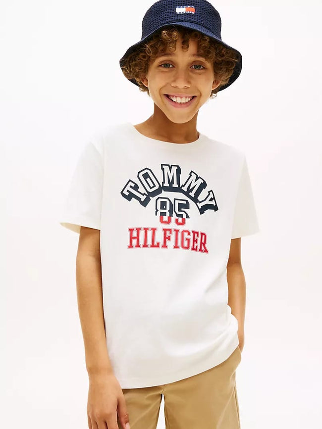 Tommy 1985 Logo Tshirt - White