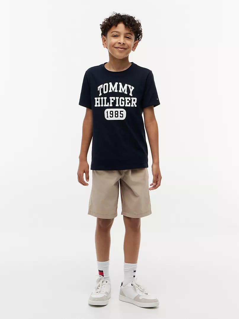 Tommy 1985 Logo Tee - Gray