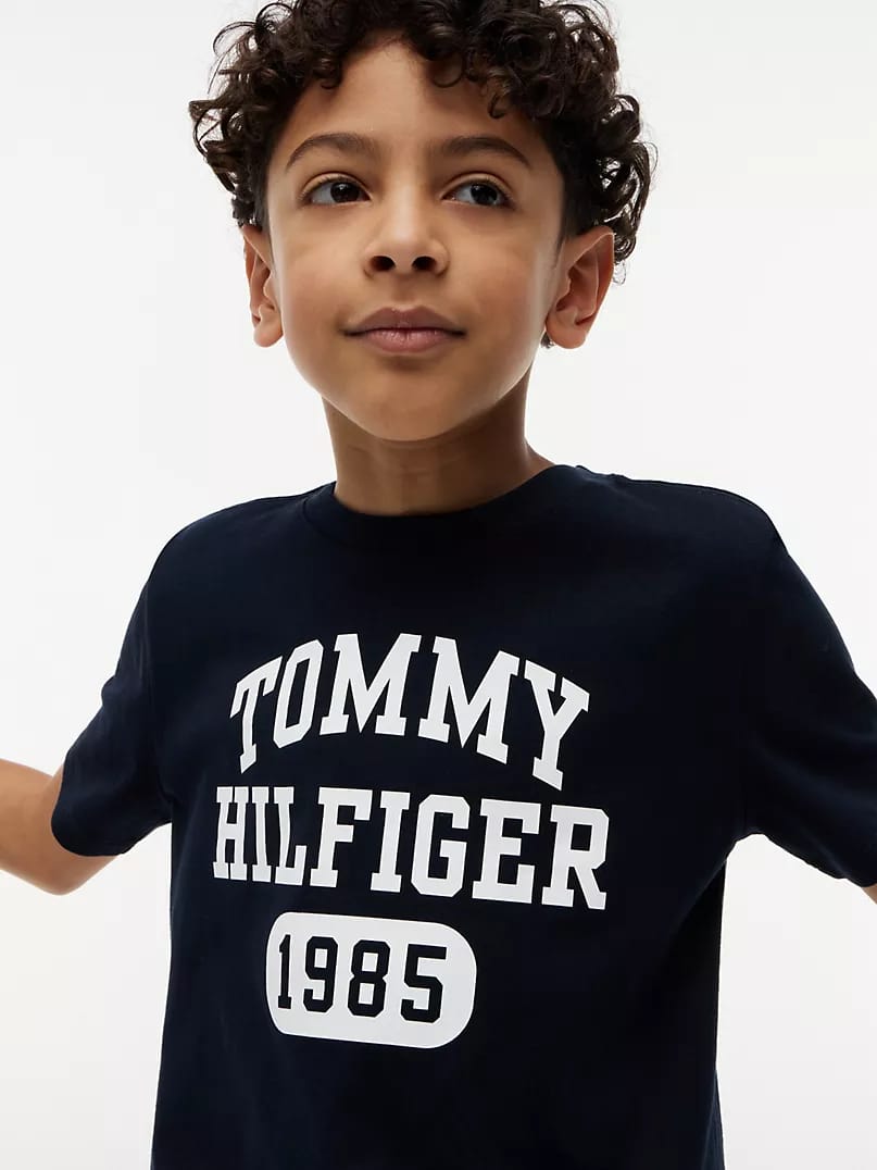 Tommy 1985 Logo Tee - Gray
