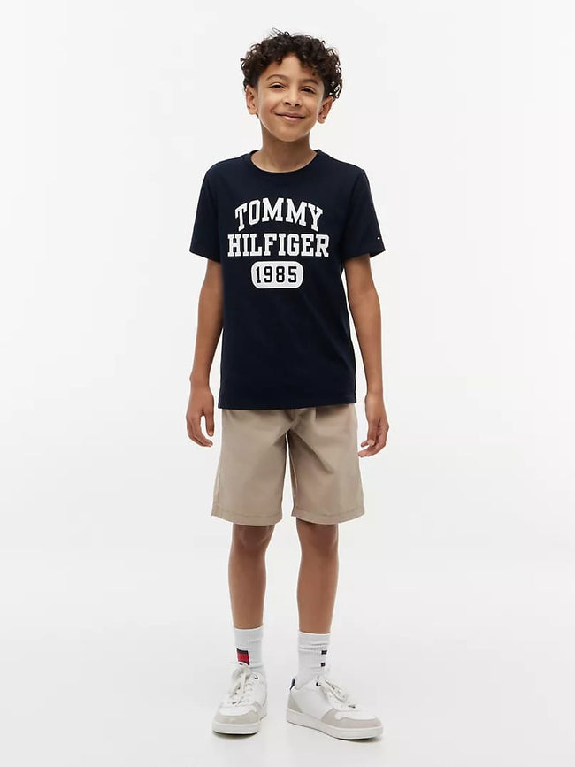 Tommy 1985 Logo Tee - Navy