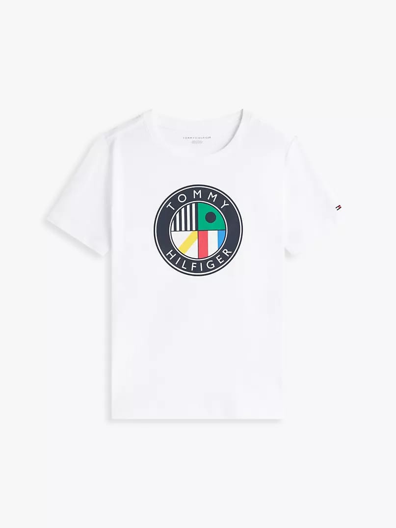 Tommy Logo Tshirt - White