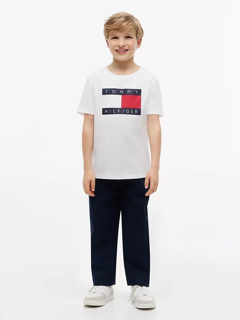 Tommy Center Logo Tshirt - Yellow
