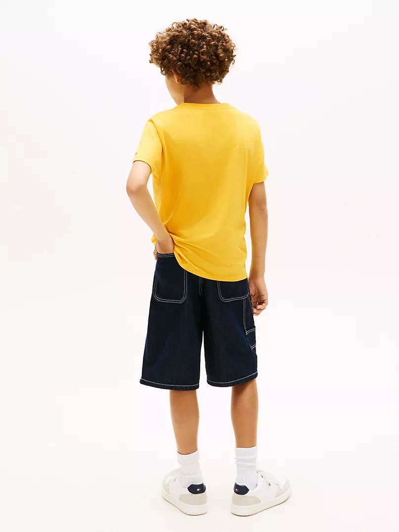 Tommy Center Logo Tshirt - Orange