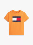 Tommy Center Logo Tshirt - Orange