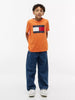 Tommy Center Logo Tshirt - Orange