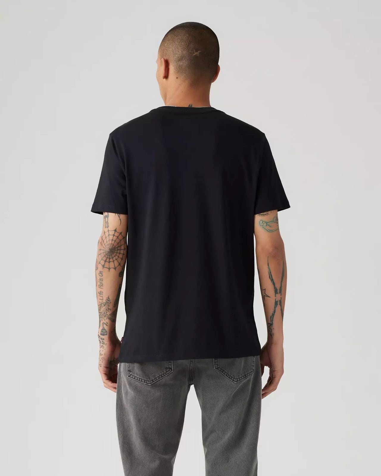 LVS  Classic Logo T Shirt - Black