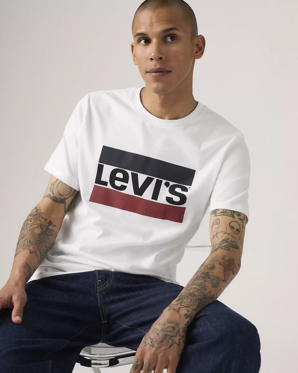 LVS  Classic Logo T Shirt - White