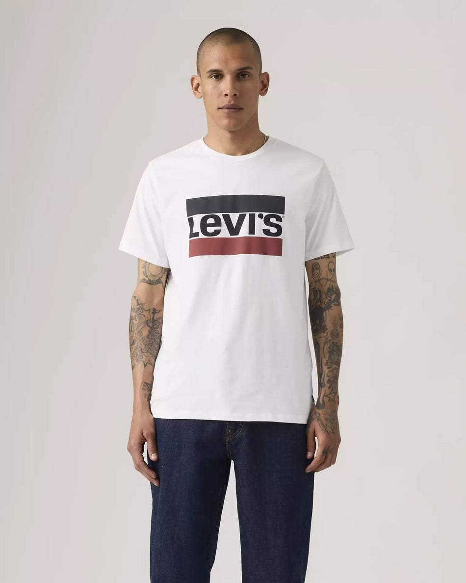 LVS  Classic Logo T Shirt - White