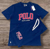 Polo Summer Short Set - Navy Blue
