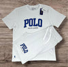 Polo Summer Short Set - White
