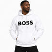 Navy Blue Logo Pullover Hoodie