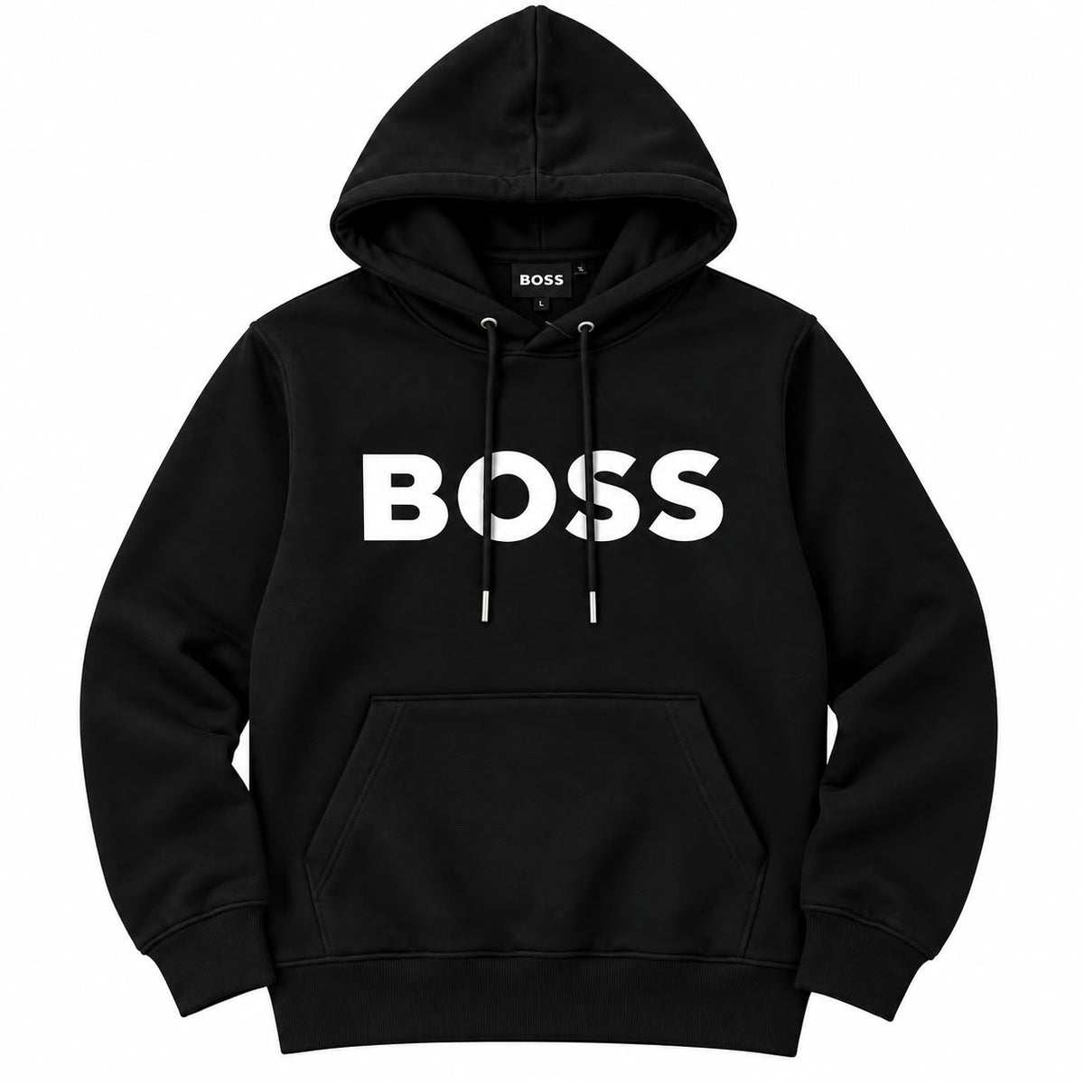 Navy Blue Logo Pullover Hoodie