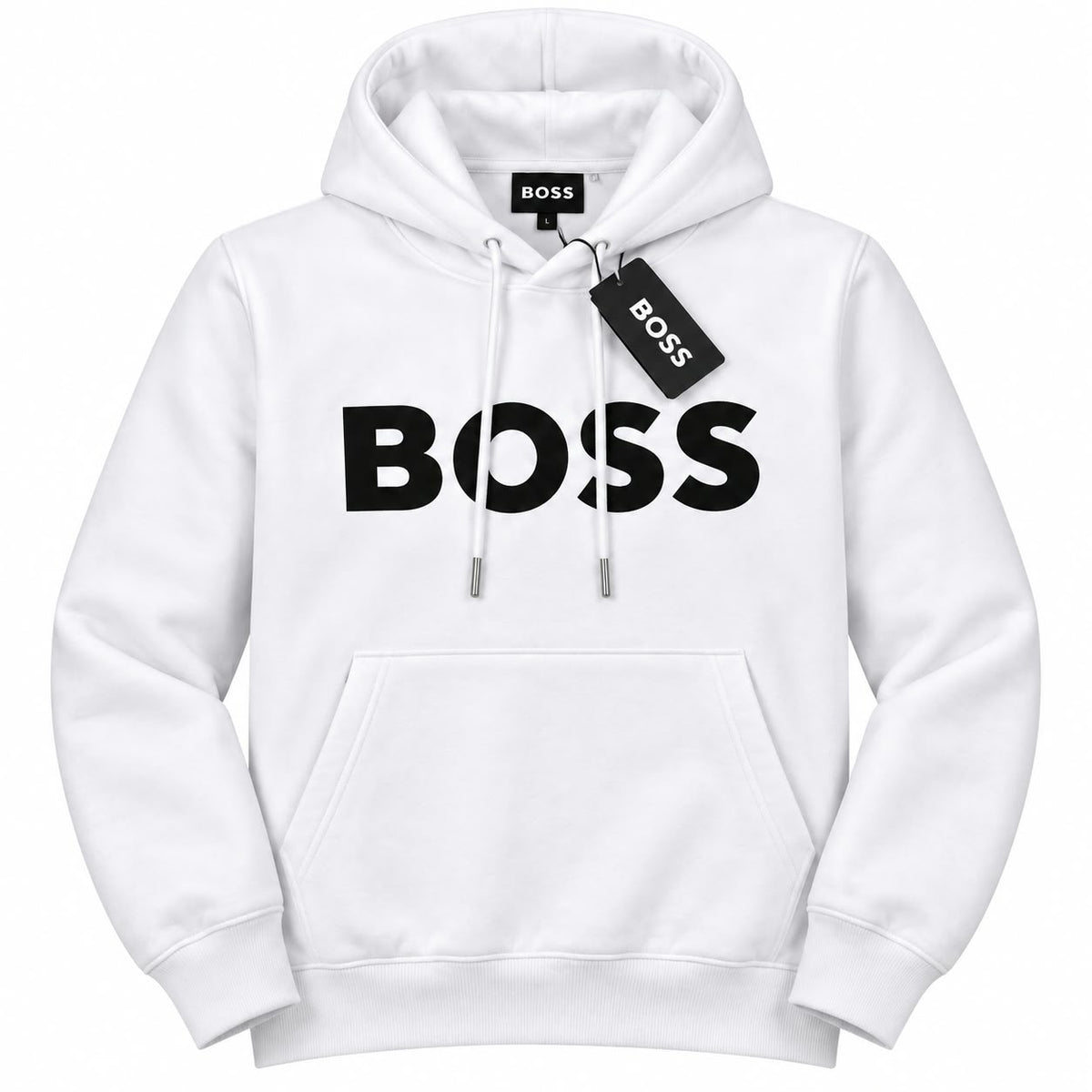 Navy Blue Logo Pullover Hoodie