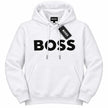 Navy Blue Logo Pullover Hoodie