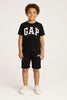 Kids 2 Piece Short Set - Black