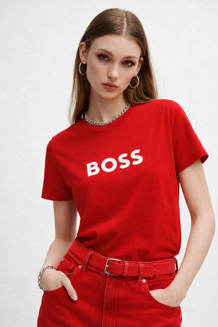 Boss Arch Logo Tee - Green