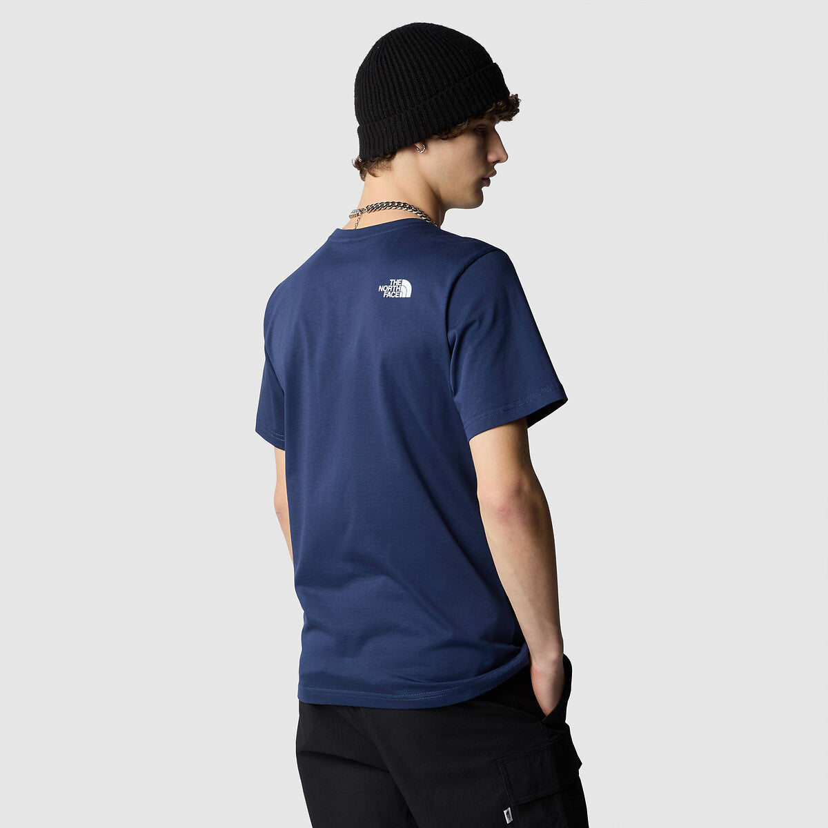 The Northface Big Logo Tee - Navy Blue - Brand Store
