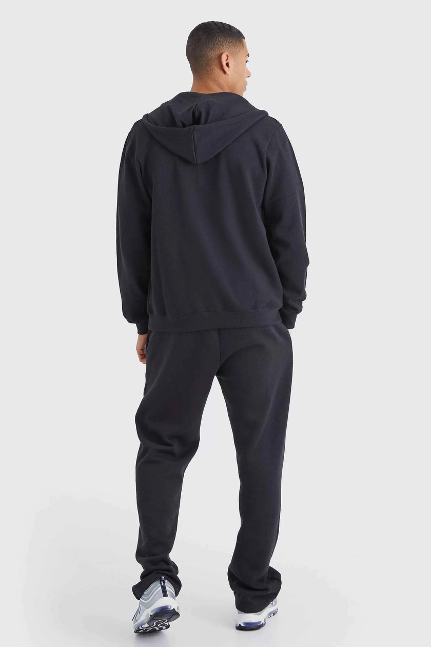 American Eagle Zipper Hoodie - Black