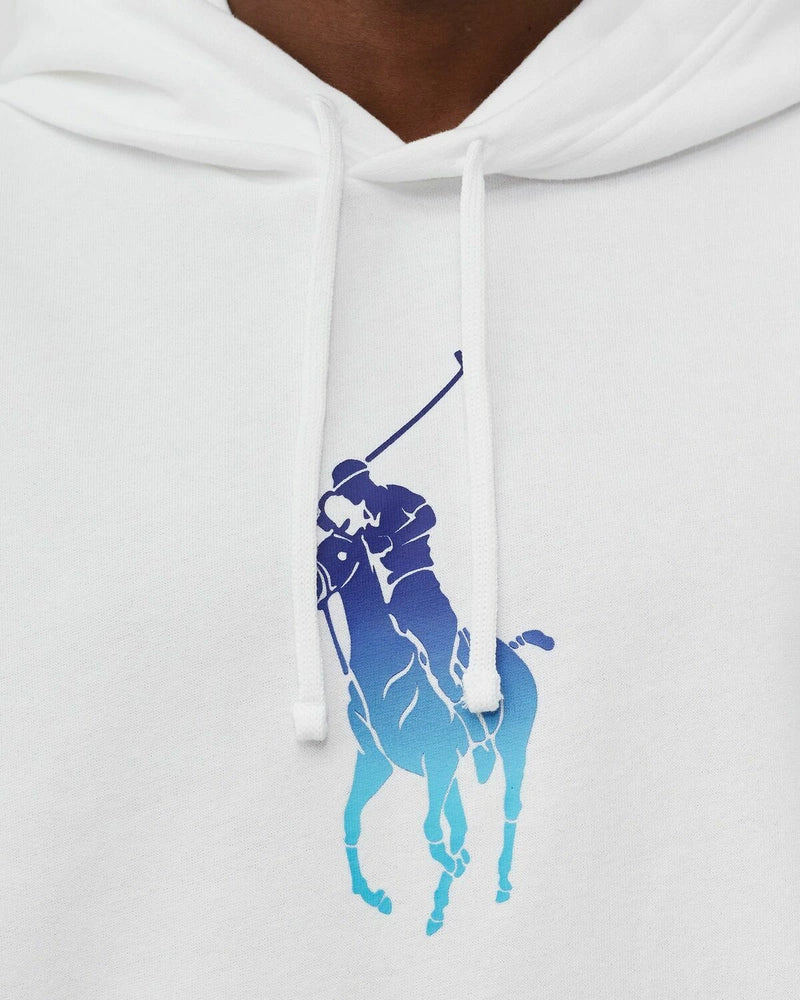 Polo Neon Pony Hoodie - White - Brand Store