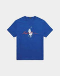Boys Polo RL Pony Shirt - Royal Blue