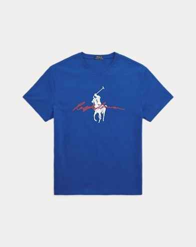 Boys Polo RL Pony Shirt - Royal Blue