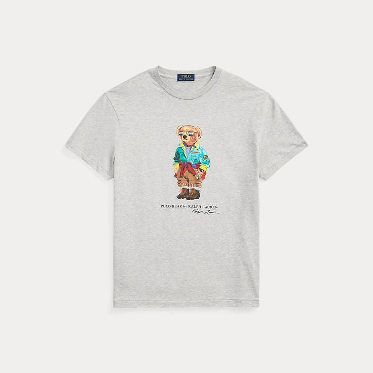 Boys Polo Bear Shirt - Gray - Brand Store