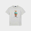 Boys Polo Bear Shirt - Gray