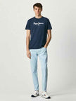 Pepe Jeans Signature Tee - Night Blue