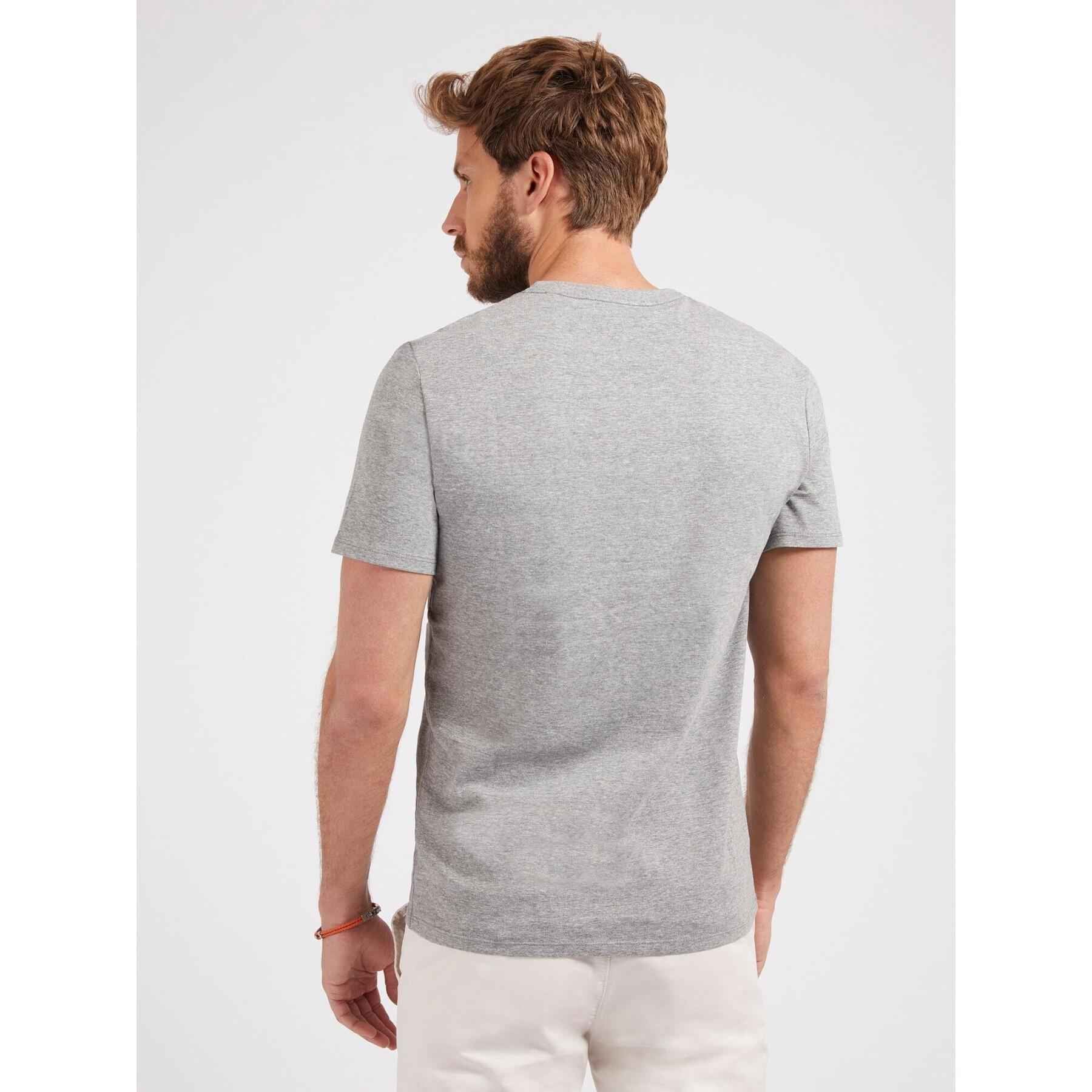 Guess Triangle Vintage Logo Tee - Heather Gray