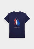 Polo Triplet Pony Tee - Navy