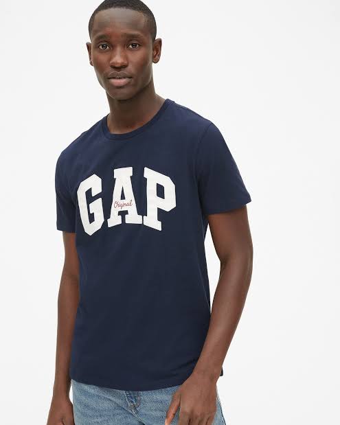 Gap Arch Logo Tee - Navy - Brand Store