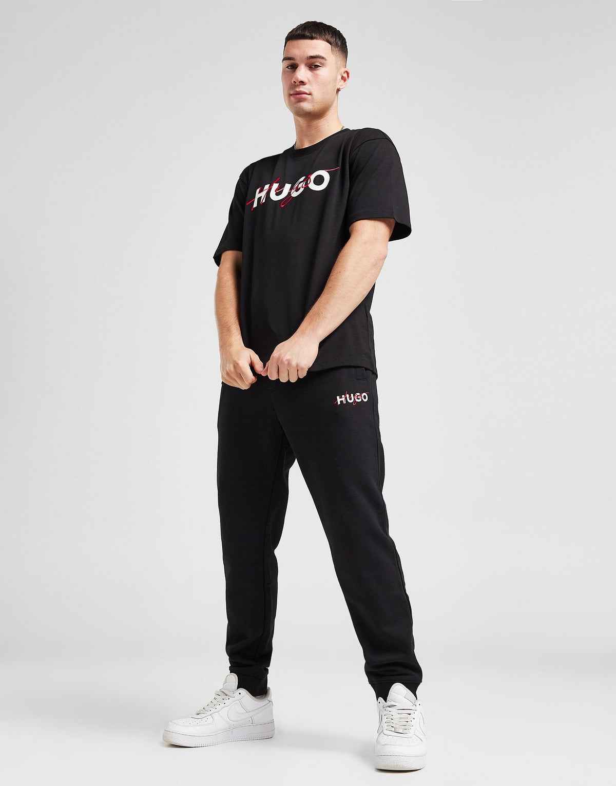 Hugo Signature Logo Tee - Black