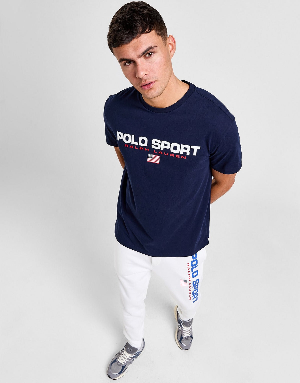 Polo Sports Logo Tee - Navy