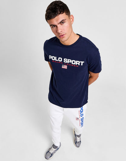 Polo Sports Logo Tee - Navy