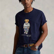 Polo Bear Cricket Jercy Logo Tee - Navy