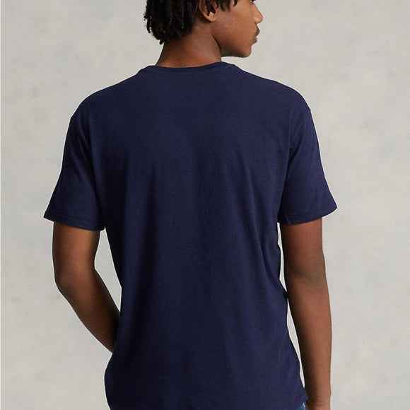 Polo Bear Cricket Jercy Logo Tee - Navy