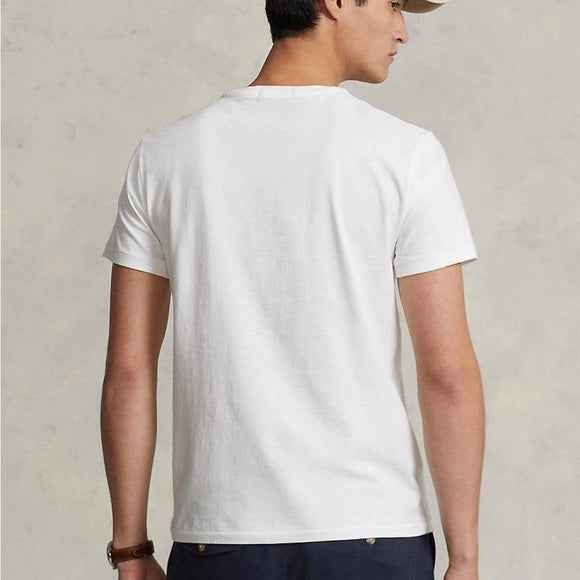 Polo Bear Cricket Jercy Logo Tee - White