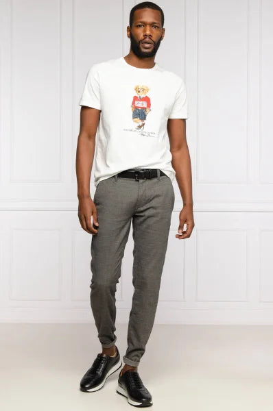 Polo Bear Sports Logo Tee - White - Brand Store