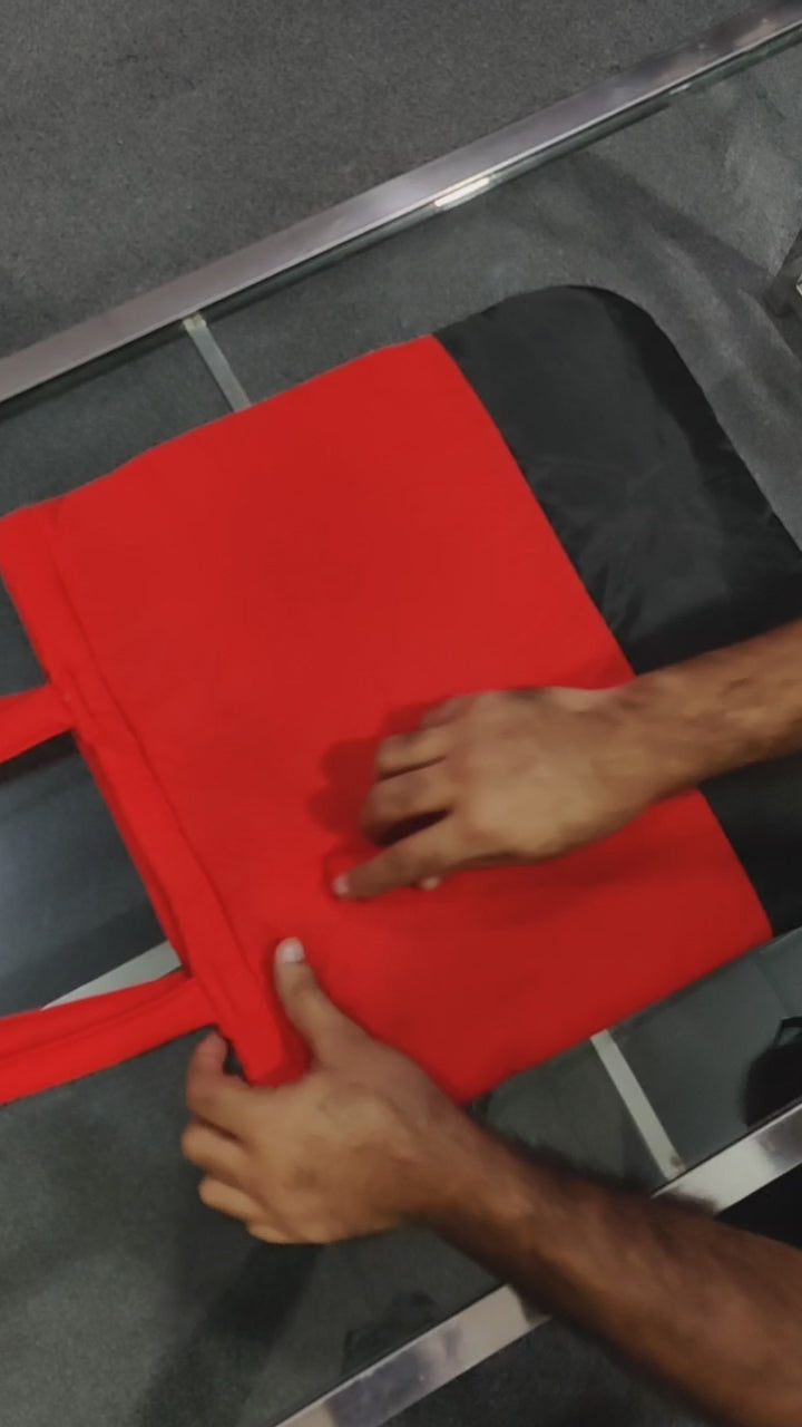 Nuptse Tote bag - Red/Black