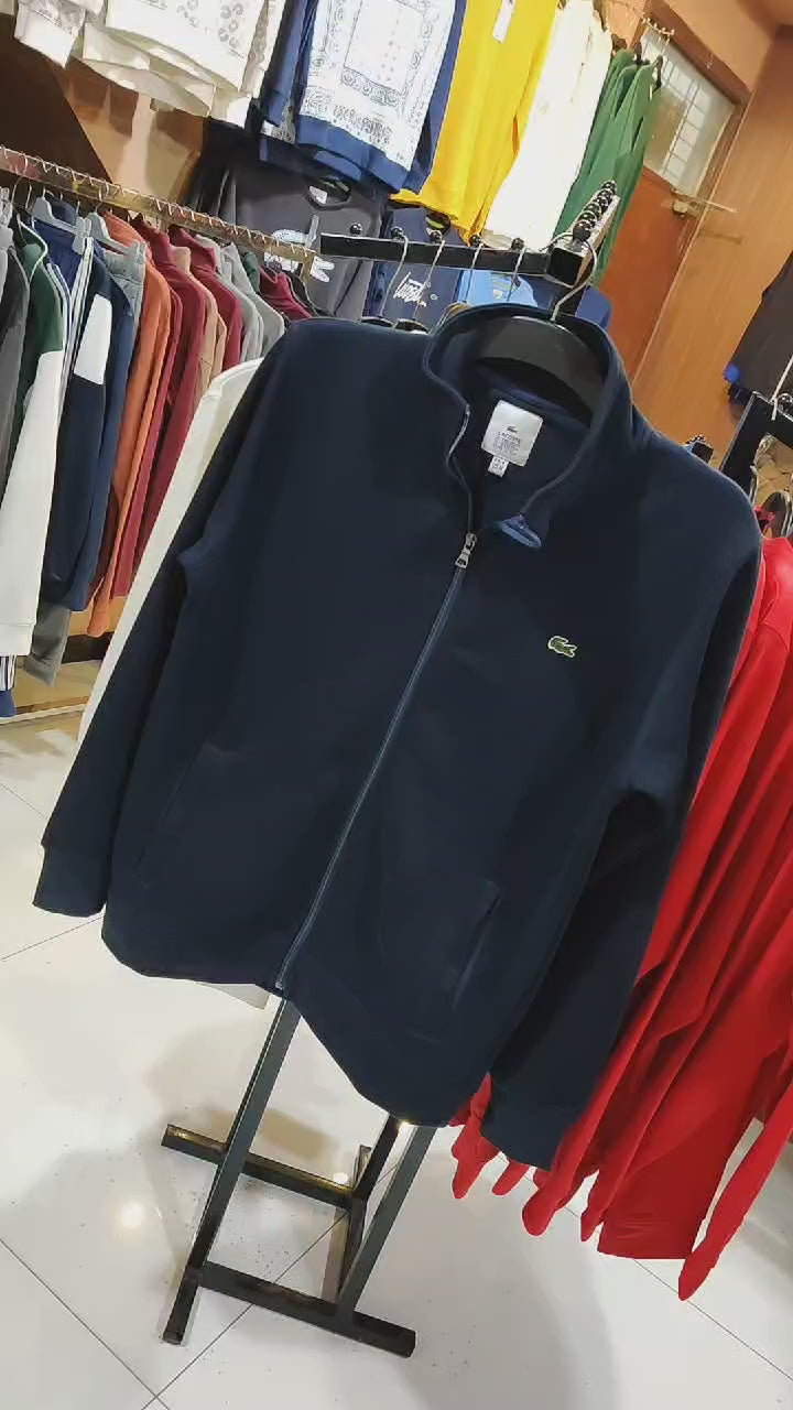 Lacoste Mockneck Full Zipper - Navy