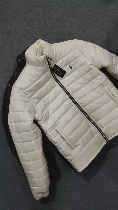 POLO Puffer Jacket - Beige